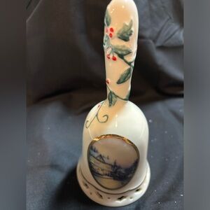 THOMAS KINKADE VICTORIAN CHRISTMAS BELL NWOB HOLIDAY WINTER
